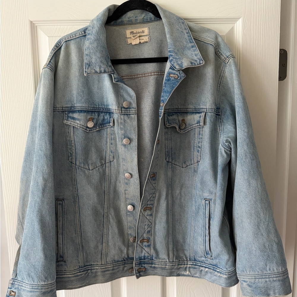 Madewell Light Wash Blue Denim Jean Jacket